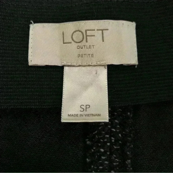 Loft Women's Gray Mini Skirt Petite Small - Picture 7 of 8